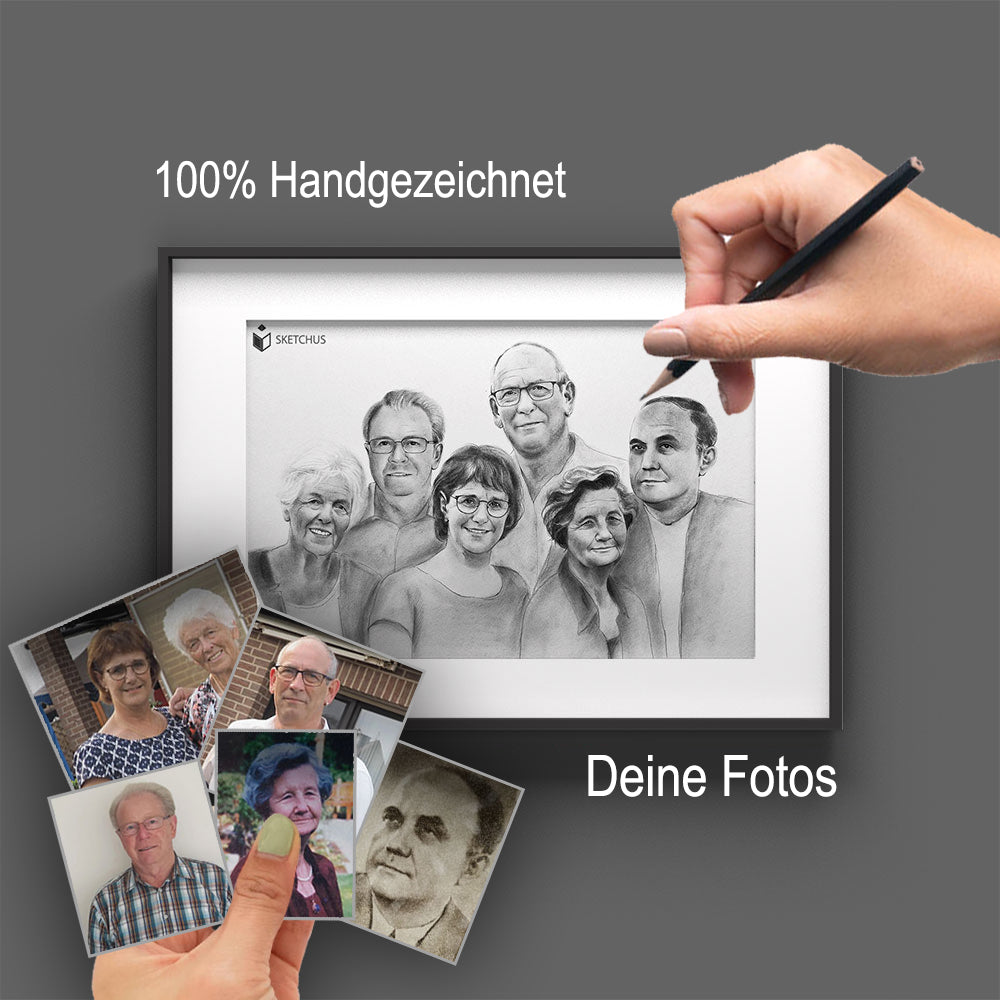 Personalisierte Poster mit deinem Foto - Familienposter